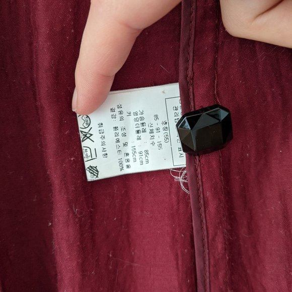 Romantic Deep Red Sleeveless Dress - Picture 3 of 3